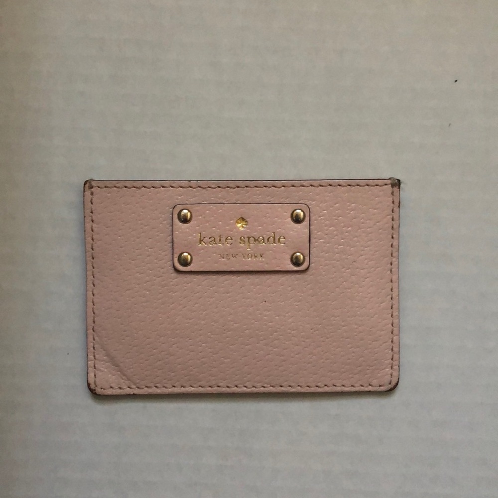 Pink Kate Spade card holder